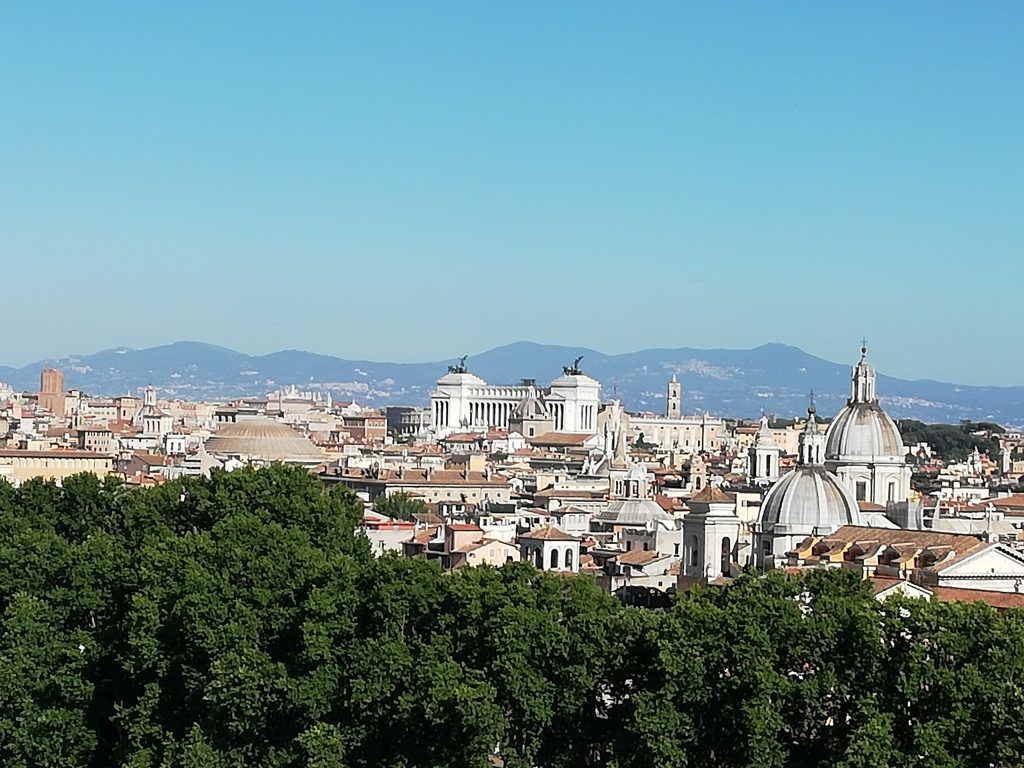 Rome vue du haut