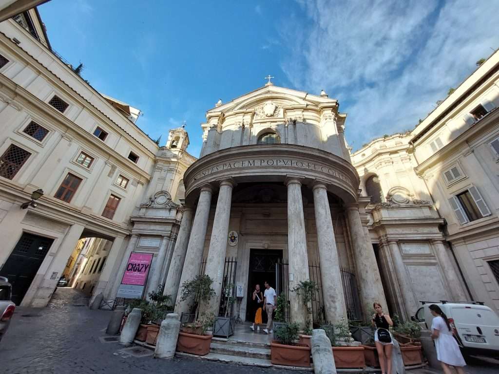 façade de sainte Marie de la Paix