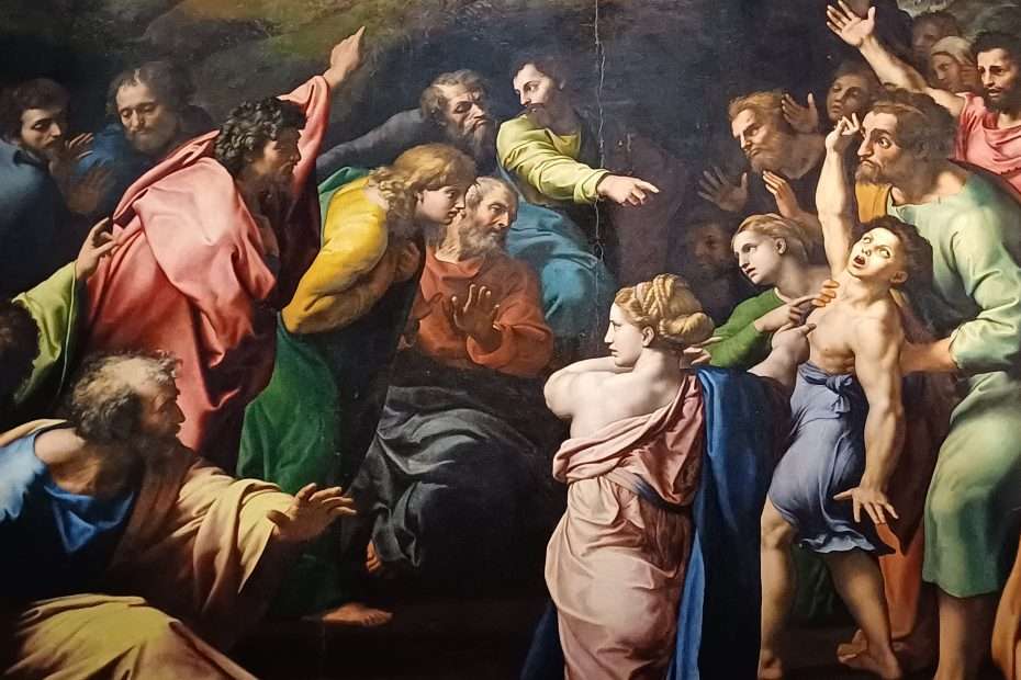 la transfiguration de Raphael