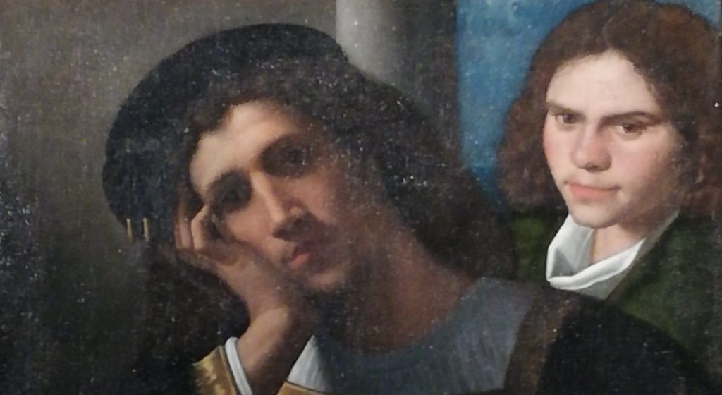 double portrait de Giorgione au palais Venise