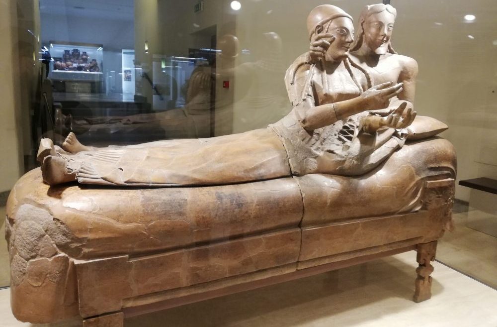 musée étrusque de Villa Giulia tombeau des époux