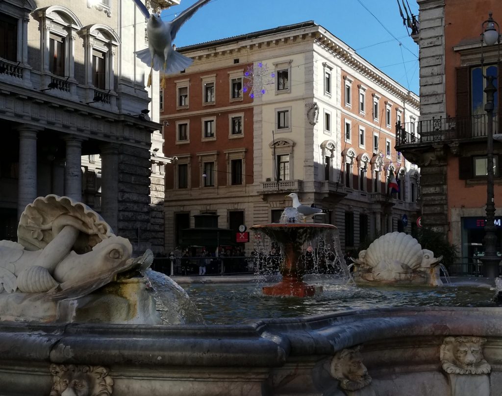 piazza Colonna et rue du Corso