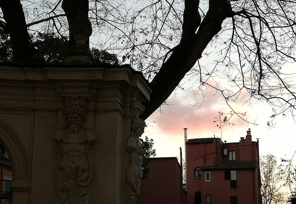 couché du soleil à Rome