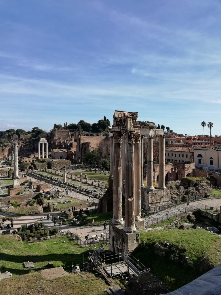 tabularium vue sur le forum romain
