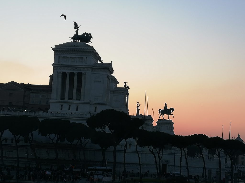 Rome au couché du soleil