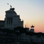 Rome au couché du soleil