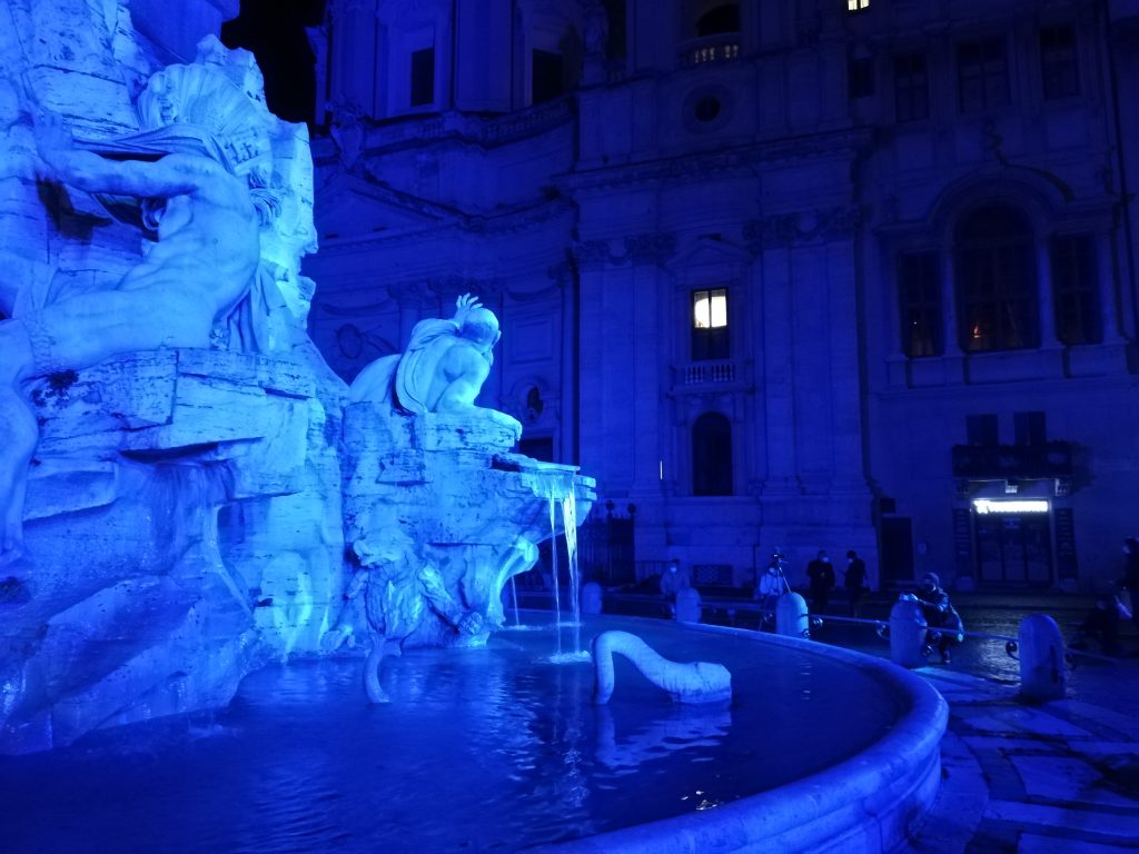 Rome illuminée place Navone