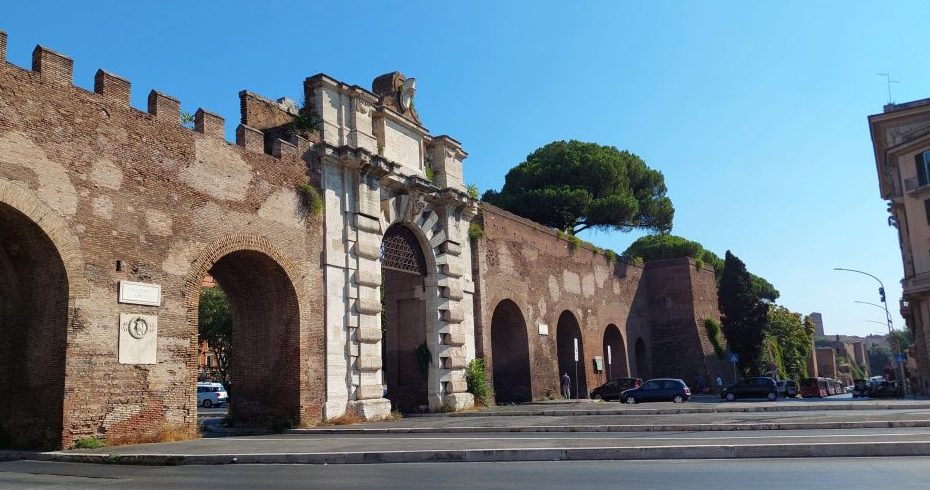 Les remparts Aurélien à Rome